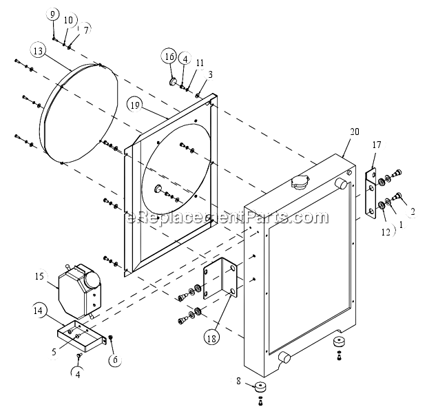 Page O Diagram and Parts List for MK-4024KB  MK Diamond Concrete Saw